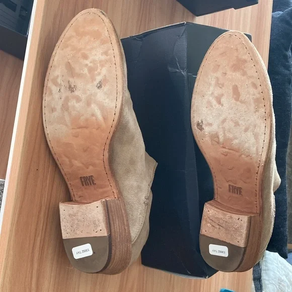 Frye Tan Ankle Boots - Picture 2 of 3